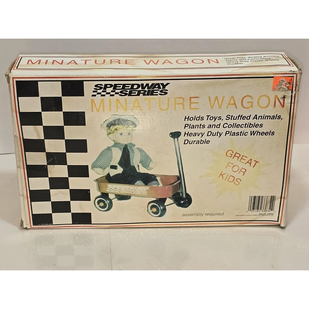 Vtg Mini Wagon Speedway Series Miniature Wagon New In Open Box
